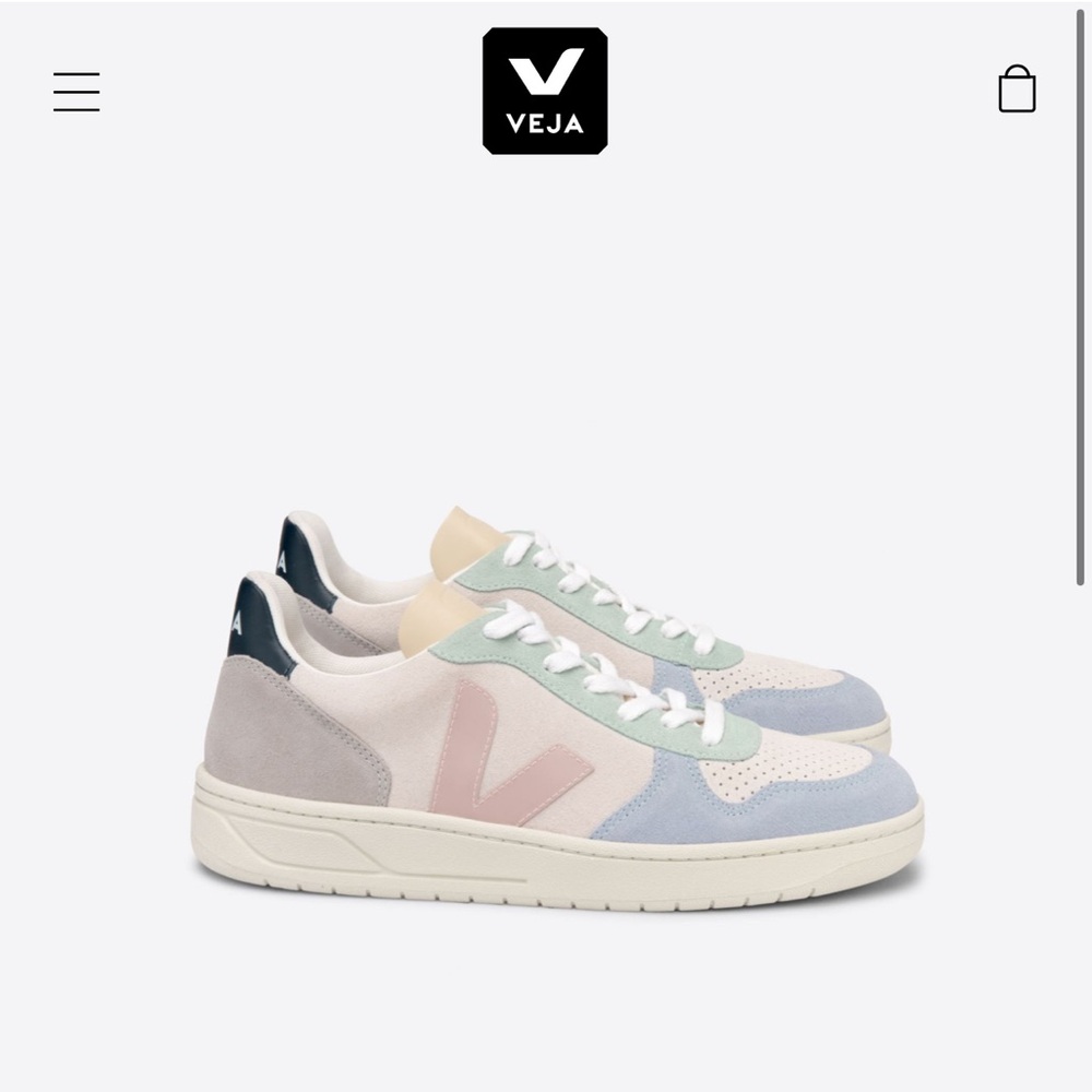 Veja V-10 Suede multicolor natural babe